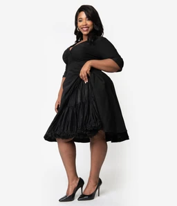 unique-vintage-plus-size-1950s-style-black-ruffled-petticoat-crinoline-196148